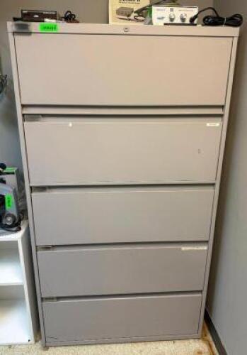 36" 5-DRAWER FILING CABINET