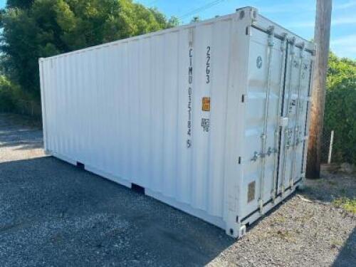 CIMC 2025 20' CONEX SHIPPING CONTAINER W/ (2) DOUBLE SIDE DOORS.