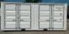 CIMC 2025 20' CONEX SHIPPING CONTAINER W/ (2) DOUBLE SIDE DOORS. - 2