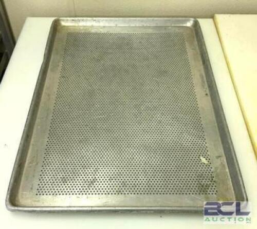 (9) FULL SIZE PERFORATED SHEET PANS