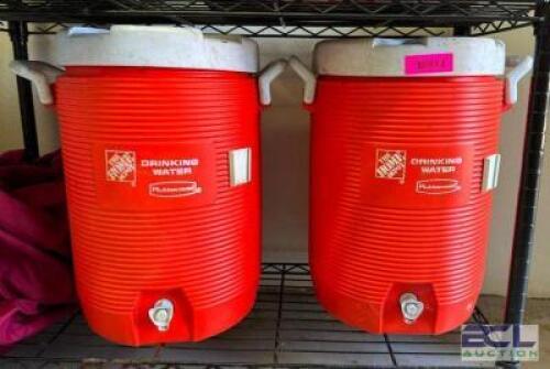 (2) WATER COOLERS