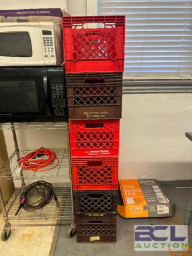(12) - MILK CRATES