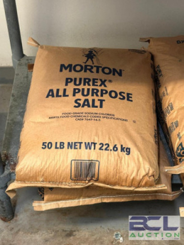(2) - 50 LBS. BAG OF SALT