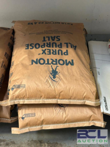 (2) - 50 LBS. BAG OF SALT