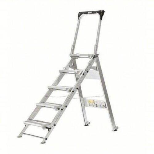DESCRIPTION: (1) STEP STOOL BRAND/MODEL: XTEND + CLIMB #2KFG7 INFORMATION: ALUMINUM, 375 LB CAPACITY, 5 STEPS SIZE: 3.7' H RETAIL$: $414.92 EA QTY: 1