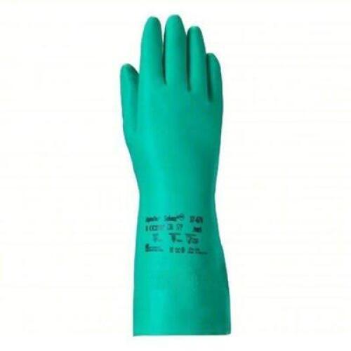 DESCRIPTION: (12) PAIRS OF CHEMICAL RESISTANT GLOVES BRAND/MODEL: ALPHATEC #20GZ97 INFORMATION: GREEN, 15 MIL THICK, REVERSED LOZENGE SIZE: SIZE 7 - S