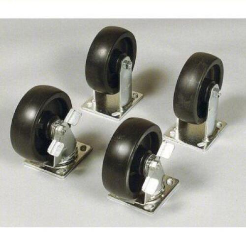 DESCRIPTION: (1) CASTER DIE SETBRAND/MODEL: KNAACK #13R539INFORMATION:&nbsp;(2) RIDGID, (2) SWIVELSIZE: 6"RETAIL$: $260.06 EAQTY: 1