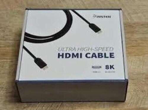 DESCRIPTION: (5) ULTRA HIGH SPEED HDMI CABLE BRAND/MODEL: INSTEN INFORMATION: WHITE SIZE: 8K, 10' RETAIL$: $12.99 EA QTY: 5