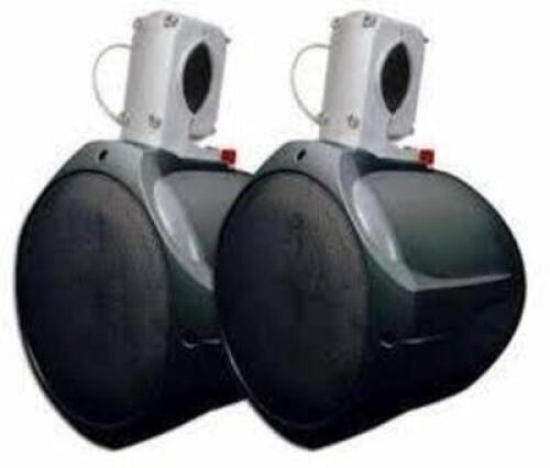 DESCRIPTION: (1) SET OF MARINE SPEAKERS BRAND/MODEL: MCM CUSTOM AUDIO #60-10031 SIZE: 8" RETAIL$: $62.34 EA QTY: 1