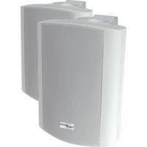 DESCRIPTION: (1) SET OF (2) INDOOR / OUTDOOR SPEAKERS BRAND/MODEL: STELLAR LABS #50-14935 INFORMATION: WHITE SIZE: 6.5" RETAIL$: $106.12 EA QTY: 1