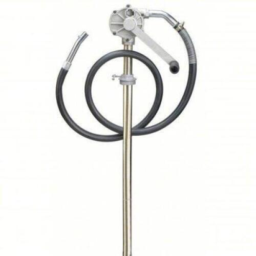 DESCRIPTION: (1) HAND OPERATED DRUM PUMP BRAND/MODEL: DAYTON #40M296 SIZE: ROTARY, 15 GAL_30 GAL_55 GAL FOR CONTAINER SIZE, 72 IN HOSE LG RETAIL$: $20