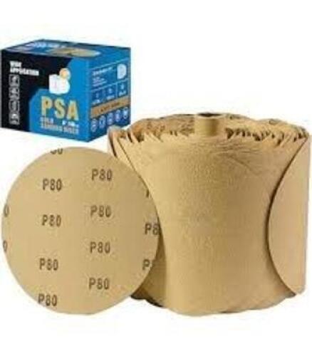 DESCRIPTION: (1) ROLL OF (100) SANDING DISCS, SELF STICK BRAND/MODEL: NORTON #31462 SIZE: 5" RETAIL$: $68.75 EA QTY: 1