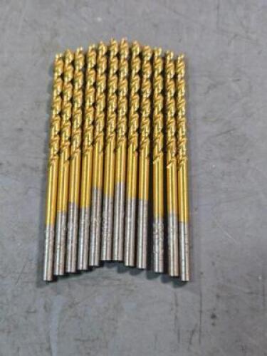 DESCRIPTION: (36) JOBBER DRILL BITS BRAND MODEL WESTWARD 6PRR8 SIZE: #30 DIA RETAIL$: $85.54 QTY: 36