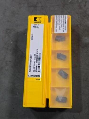 DESCRIPTION: (20) CARBIDE GROOVING INSERTS BRAND MODEL KENNAMETAL A3G0400M04P08DF KC5025 RETAIL$: $421.00 QTY: 20