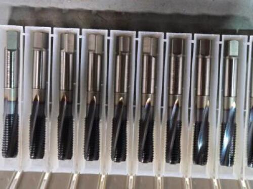 DESCRIPTION: (10) HSS SPIRAL FLUTE TAPS BRAND MODEL OSG V-TI-SFT SIZE: M10X1.0 RETAIL$: $525.90 QTY: 10