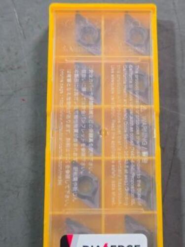 DESCRIPTION: (30) CARBIDE TURNING INSERTS BRAND MODEL MITSUBISHI DCGT11T308-MJ VP10RT RETAIL$: $479.10 QTY: 30
