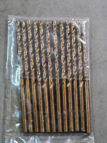 DESCRIPTION: (10) PACKS OF (12) JOBBER LENGTH DRILL BITS BRAND MODEL WESTWARD 5PMA8 SIZE: #27 DIA RETAIL$: $553.20 QTY: 10