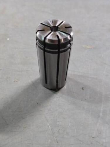 DESCRIPTION: (6) TAPER SHANK SINGLE ANGLE COLLET BRAND MODEL ERICKSON 50TG0172 SIZE: 11/32" RETAIL$: $125.20 QTY: 6