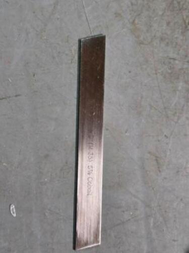 DESCRIPTION: (30) COBALT CUT-OFF BLADES BRAND MODEL WESTWARD 4WZY5 SIZE: 5/8" H 5" L 15 DEG RETAIL$: $554.10 QTY: 30