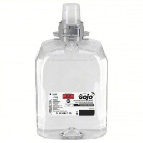 DESCRIPTION: (4) FRAGRANCE FREE FOAM HANDSOAP BRAND/MODEL: GOJO 5269-02 SIZE: 2000mL RETAIL$: $262.86 QTY: 4