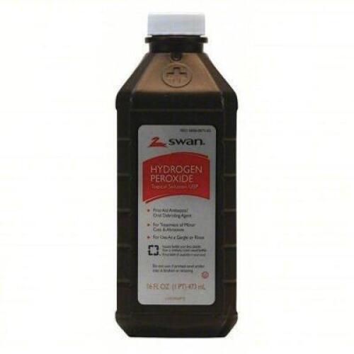 DESCRIPTION: (12) HYDROGEN PEROXIDE BRAND/MODEL: SWAN 30869470610 SIZE: 16 OZ RETAIL$: $60.12 QTY: 12