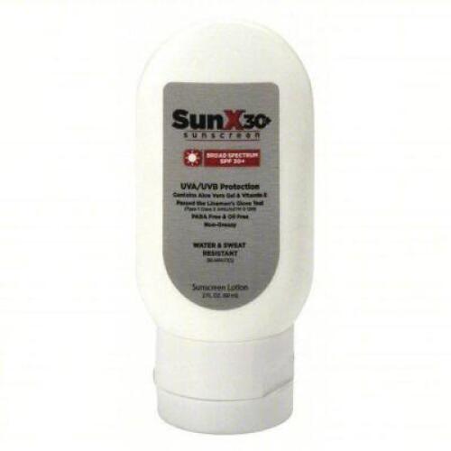 DESCRIPTION: (1) CASE OF (24) TOTTLES OF SUNSCREEN LOTION BRAND/MODEL: SUNX30+ #1PBT5 SIZE: 2Ozz RETAIL$: $146.16 QTY: 1