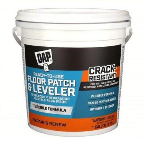 DESCRIPTION: (1) RTU FLOOR PATCH AND LEVELER BRAND/MODEL: DAP 59190 SIZE: 1GAL RETAIL$: $64.21 QTY: 1