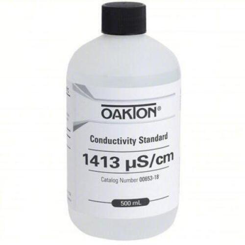 DESCRIPTION: (12) CONDUCTIVITY CALIBRATION SOLUTION BRAND/MODEL: OAKTON 9WYZ5 SIZE: 500mL RETAIL$: $313.92 QTY: 12