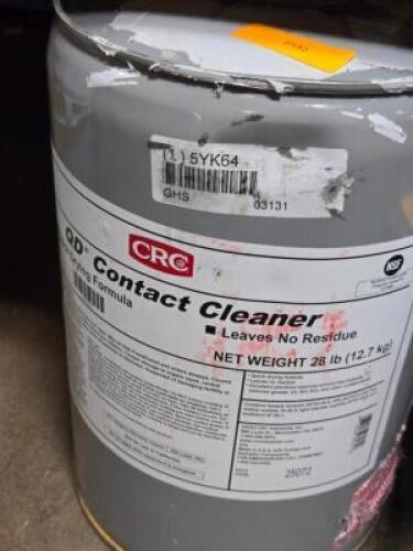 DESCRIPTION: (1) QD CONTACT CLEANER BRAND/MODEL: CRC 03131 SIZE: 5 GAL RETAIL$: $585.43 QTY: 1