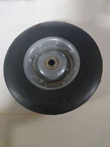 DESCRIPTION: (4) SEMI-PNEUMATIC WHEELSSIZE: 10 X 2.75"QTY: 4