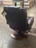 FARINGDON LEATHER SWIVEL RECLINER AND OTTOMAN - 5