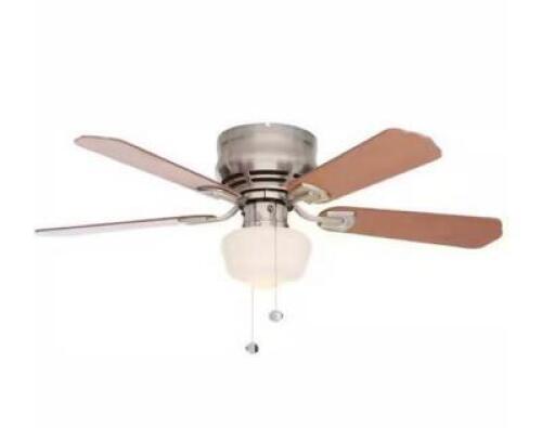 MIDDLETON 42 IN. LED INDOOR BRUSHED NICKEL CEILING FAN