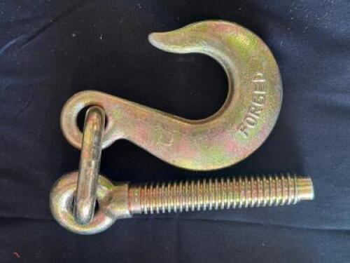 (2) - THREADED OPEN HOOKS