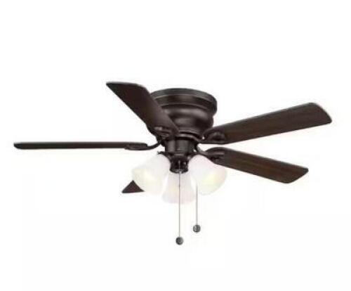 CLARKSTON II 44 IN. LED INDOOR OIL RUBBED BRONZE CEILING FAN