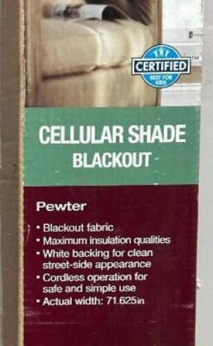 (2) - CORDLESS SHADES