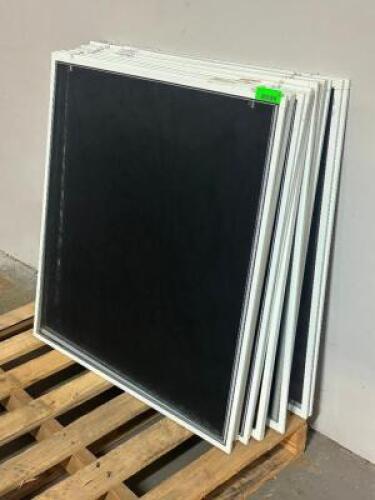 LARGE GROUP OF WINDOW SCREEN REPLACEMENTS