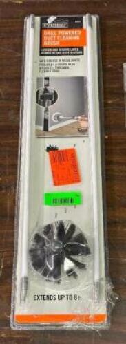 DRILL POWERED DUCT CLEANING BRUSH