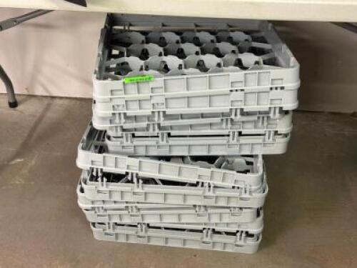 (10) - GLASS RACKS