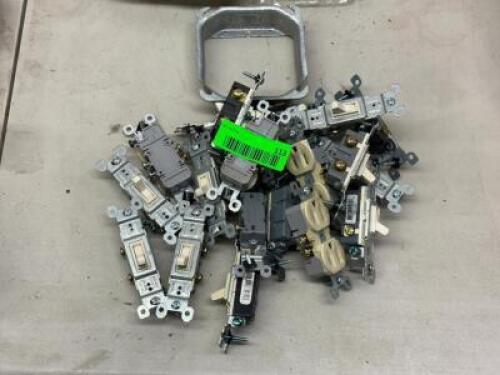 LARGE GROUP OF ELECTRICAL OUTLETS