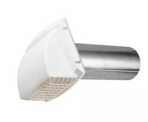 WIDE MOUTH DRYER VENT HOOD IN WHITE