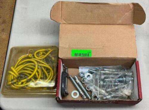 ASSORTED CORDS AND TENSION HARDWARE
