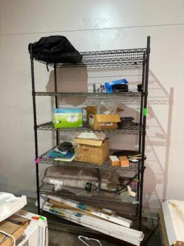 CONTENTS OF SHELVING UNIT