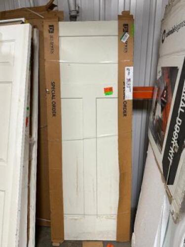 30 IN. X 80 IN. 3 PANEL SMOOTH CRAFTSMAN HOLLOW CORE MOLDED INTERIOR CLOSET DOOR