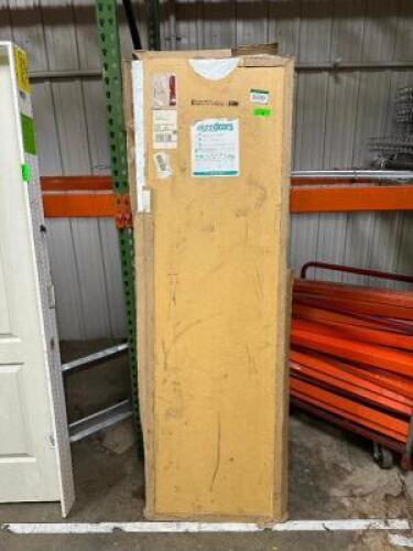 ONE PANEL FLAT SHAKER PRIMED DOOR