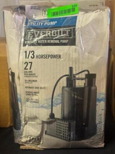 1/3 HP UTILITY PUMP