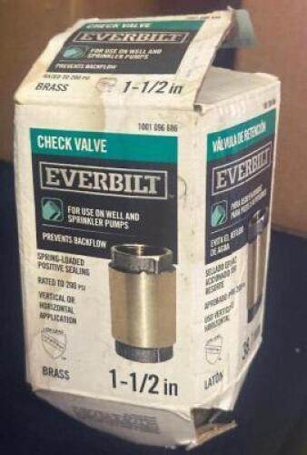 1-1/2" CHECK VALVE