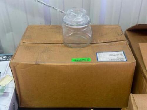 CASE OF CANDY JARS