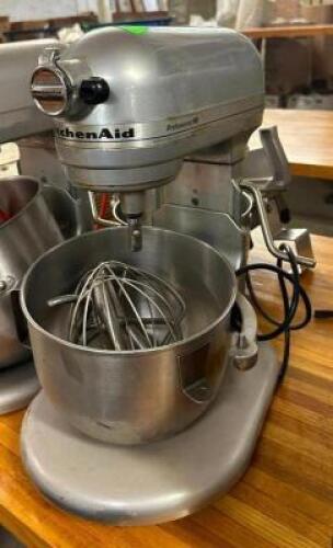 DESCRIPTION: PROFESSIONAL HD COUNTERTOP MIXER BRAND/MODEL: KITCHENAID INFORMATION: WITH ATTACHMENTS LOCATION: BAY 6 QTY: 1