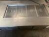 DESCRIPTION TORRISON THREE DOOR OPEN TOP PREP TABLE. BRAND / MODEL: TORRISON ADDITIONAL INFORMATION 115 VOLT, 1 PHASE. TESTED AND COOLING. LOCATION BA - 2