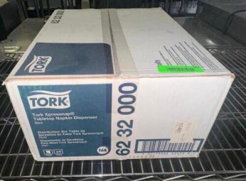 DESCRIPTION TORK TABLE TOP NAPKIN DISPENSER 62 32 000 ADDITIONAL INFORMATION NEW IN THE BOX LOCATION BAY 6 QTY 1